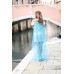Будуарное платье "Голубая лагуна"